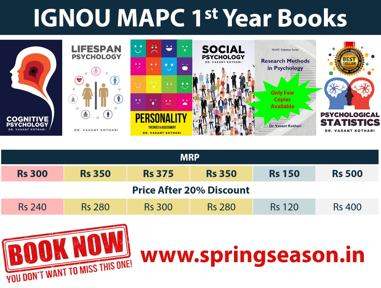 IGNOU MAPC Books on www.springseason.in